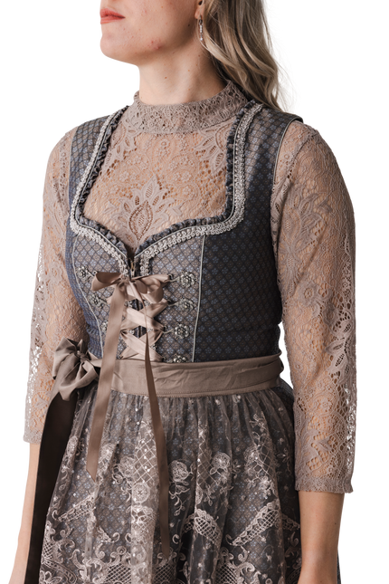 Blusa Oktoberfest Marrón Señoras