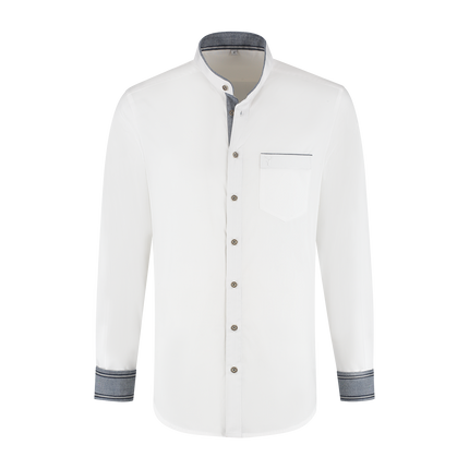 Blusa Oktoberfest Azul Blanco Hombre