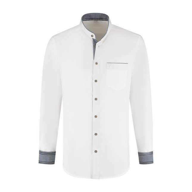 Blusa Oktoberfest Azul Blanco Hombre