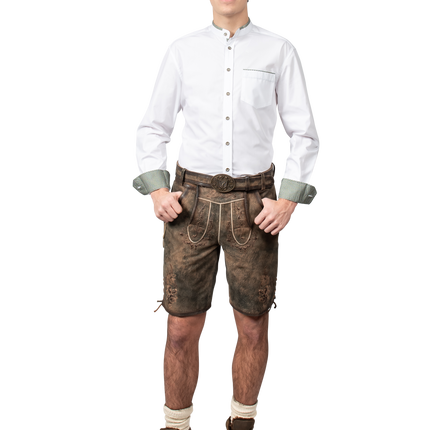 Blusa Oktoberfest Blanco Hombre