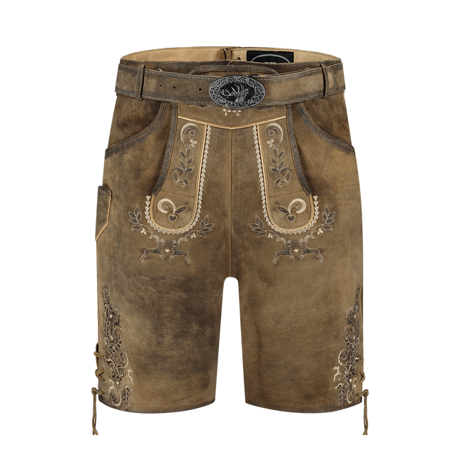 Lederhose Marrón Antik