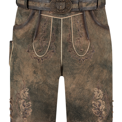 Lederhose Marrón Ziegen Antik