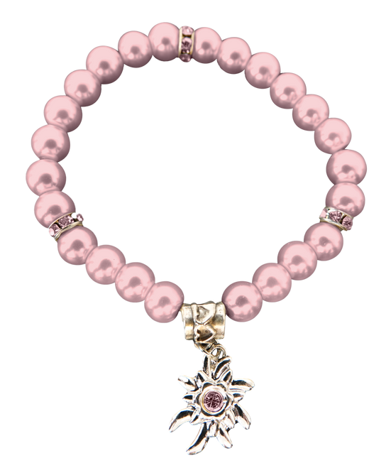Pulsera rosa Gema
