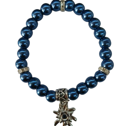 Pulsera Azul Oscuro Gema