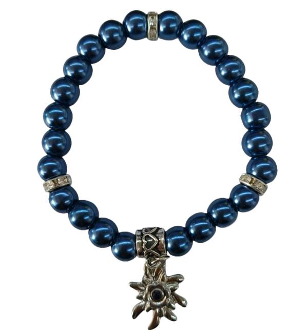 Pulsera Azul Oscuro Gema