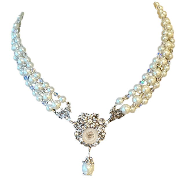 Collar de perlas Piedra preciosa