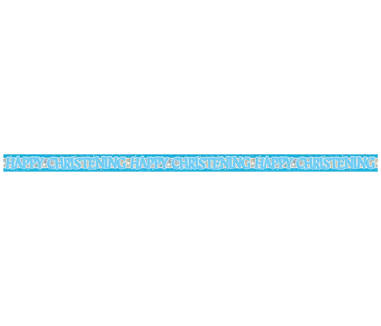 Banderola Prisma Bautizo Azul, 3,5 m