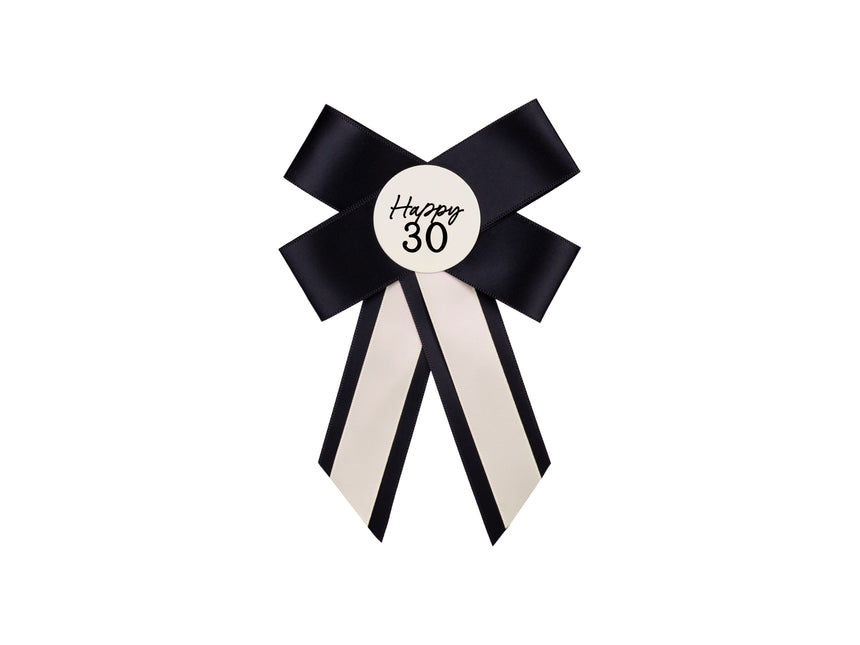 30 Años Botón Lazo 17cm