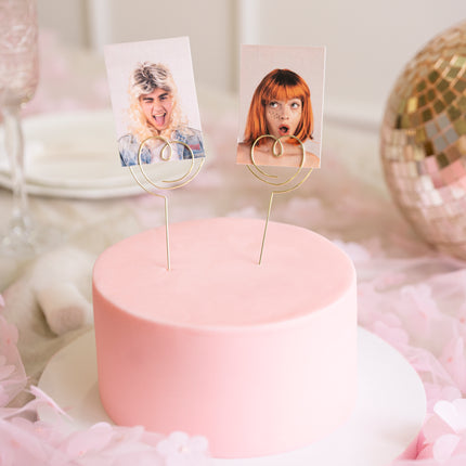 Topper de tarta Corazón 12cm 2pcs