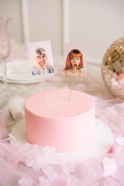 Topper de tarta Corazón 12cm 2pcs