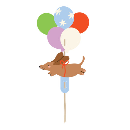 Adorno para tarta Perro 17cm