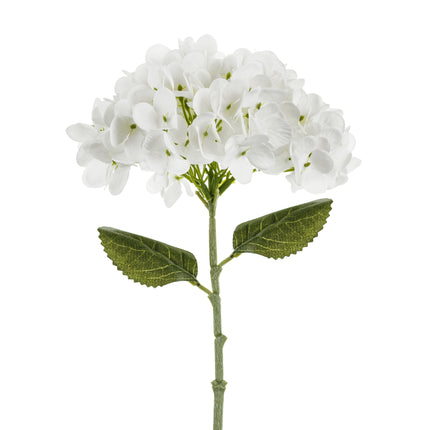 Flor Falsa Blanca Hortensia 35cm