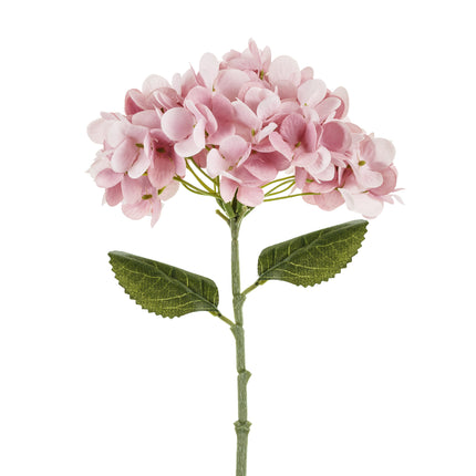 Flor Falsa Hortensia Rosa 35cm