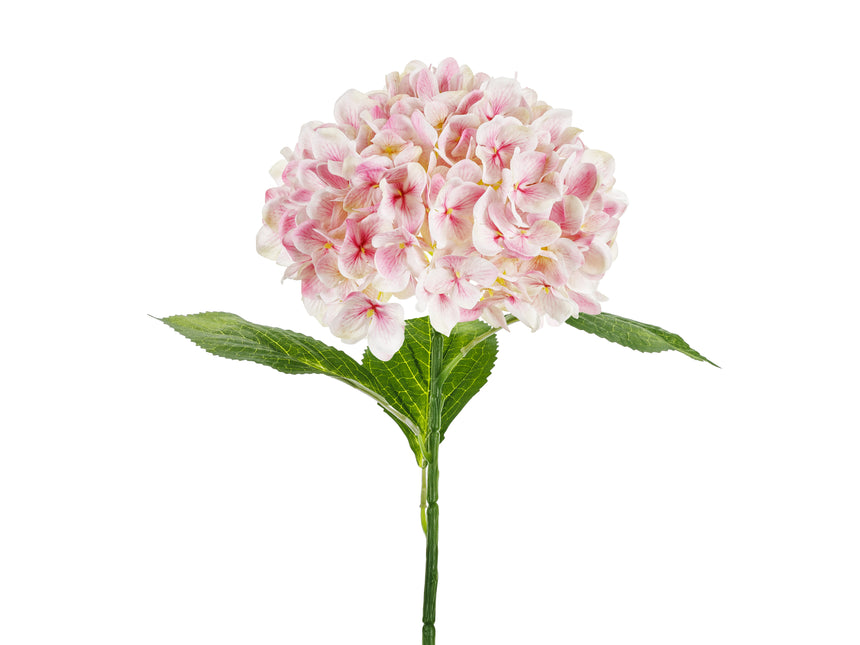Flor Falsa Hortensia Rosa 69cm