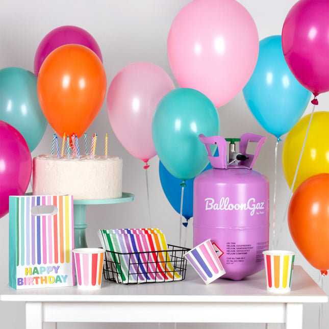 Depósito de helio para 30 globos