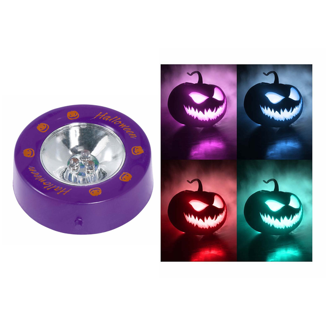 Halloween Luces Led Calabaza Iluminada 6.6cm