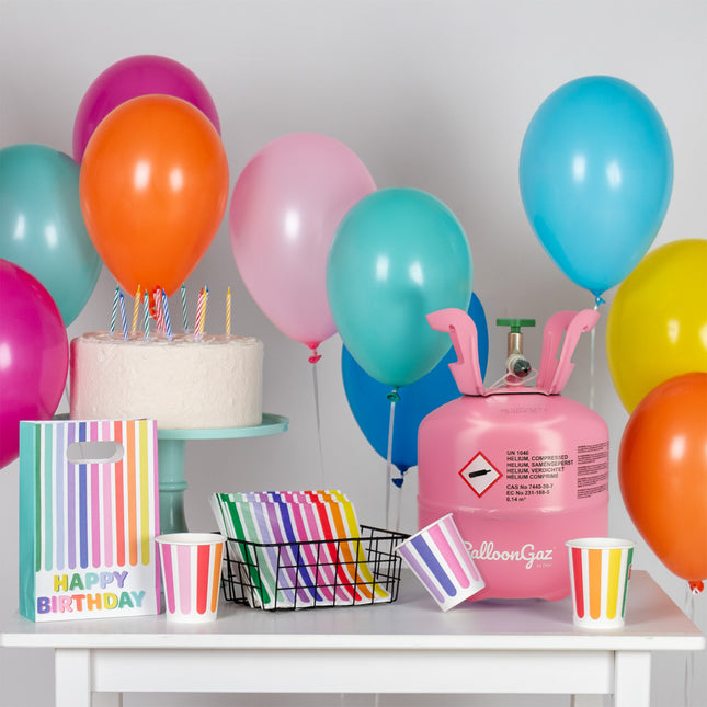 Depósito de helio para 20 globos