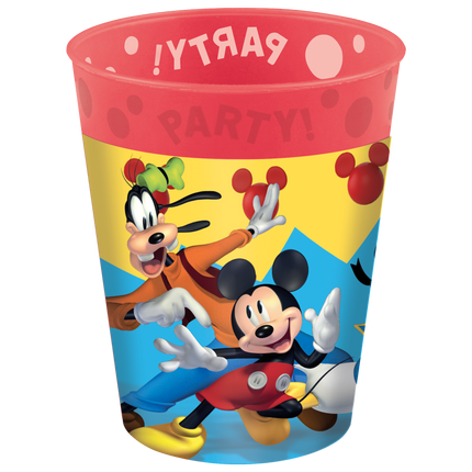 Vasos Reutilizables Mickey Jump Into Fun Party 250Ml 4St