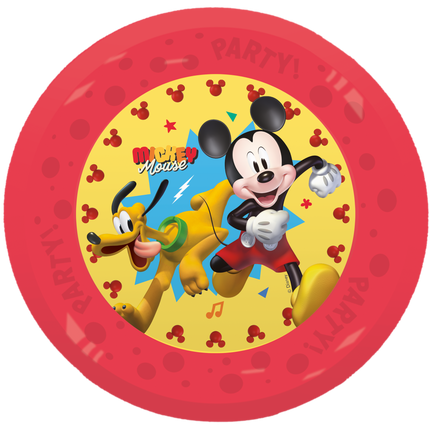 Platos Reutilizables Mickey Jump Into Fun Party 21Cm 4St