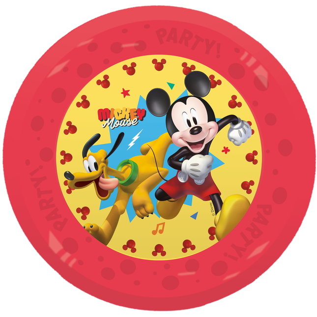Platos Reutilizables Mickey Jump Into Fun Party 21Cm 4St