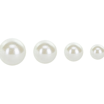 Pegatinas Globos Blancos Perlas 3-6mm 440pcs