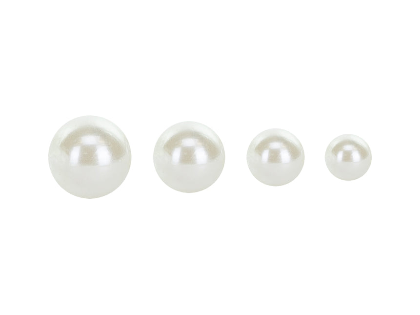Pegatinas Globos Blancos Perlas 3-6mm 440pcs