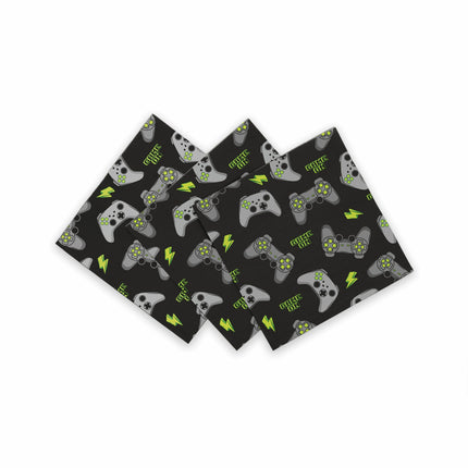 Servilletas para fiestas de juegos 3 capas 33cm 20pcs