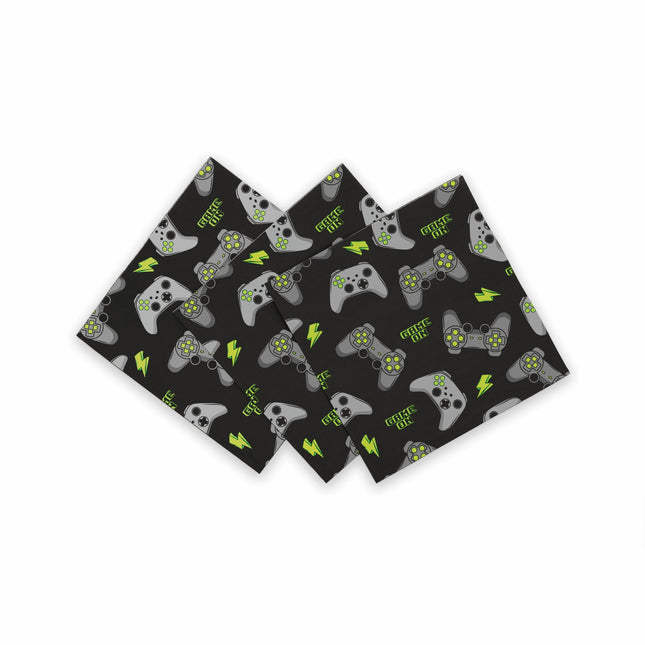 Servilletas para fiestas de juegos 3 capas 33cm 20pcs