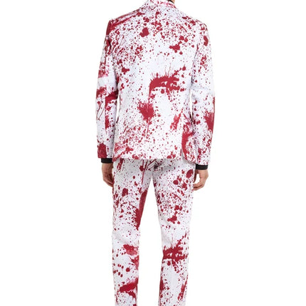 Disfraz sangriento para hombre, blanco, de 3 piezas