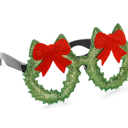 Copas de Navidad Lazo Rojo Verde