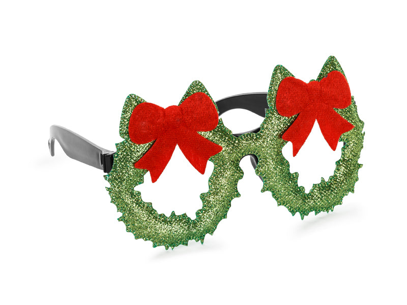 Copas de Navidad Lazo Rojo Verde