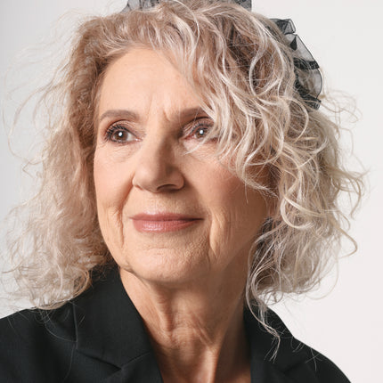 Cinta para el pelo 60 años Negra