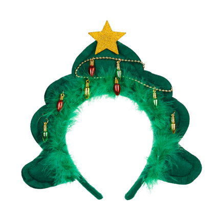 Diadema Árbol de Navidad, 18,5x24cm, mezcla