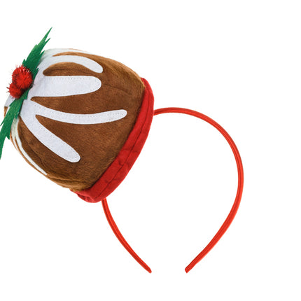 Diadema Cupcake con Muérdago, 19x19cm