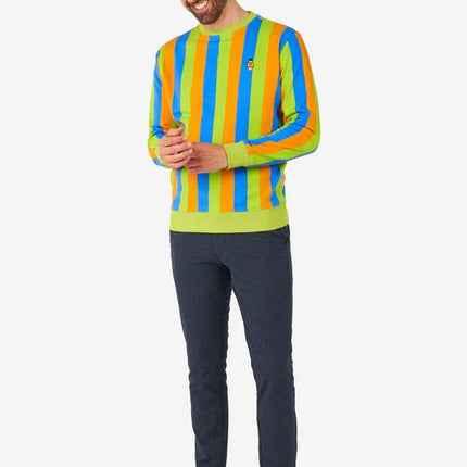 Jersey de Barrio Sésamo con Bert y Ernie para hombre, multicolor