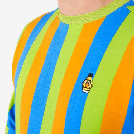 Jersey de Barrio Sésamo con Bert y Ernie para hombre, multicolor