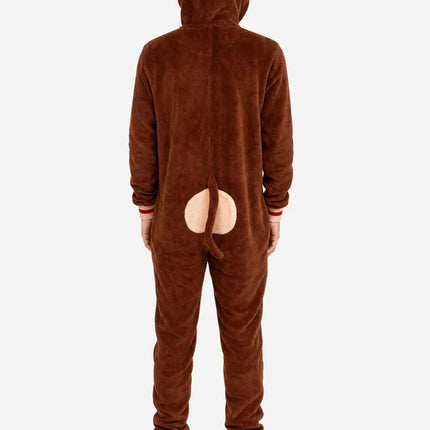 Pijama de mono de mono unisex marrón