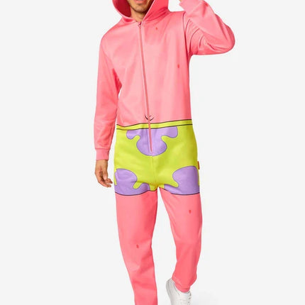 Pijama de una pieza unisex de Bob Esponja, Patricio y la Estrella, en color rosa