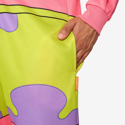 Pijama de una pieza unisex de Bob Esponja, Patricio y la Estrella, en color rosa