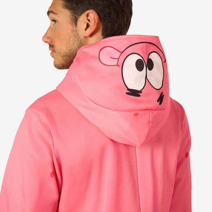 Pijama de una pieza unisex de Bob Esponja, Patricio y la Estrella, en color rosa