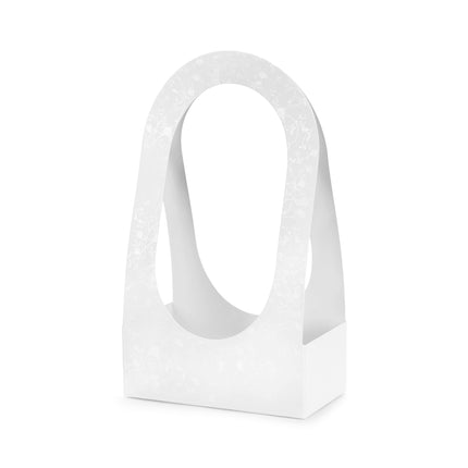 Caja de acciones blanca Caja de flores 38cm