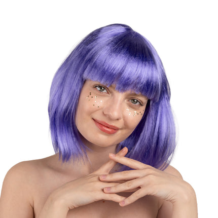 Peluca Morada Cleopatra