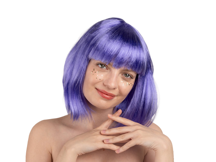 Peluca Morada Cleopatra