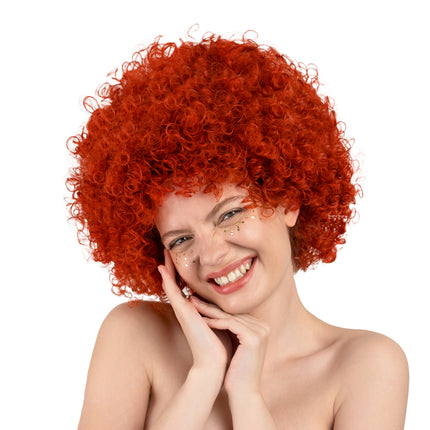Peluca Roja Afro