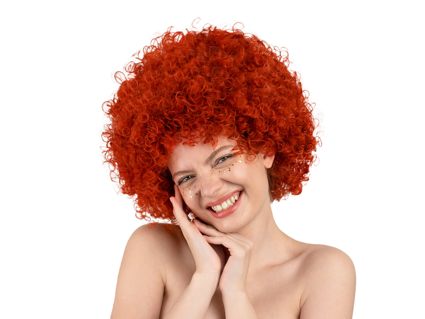 Peluca Roja Afro