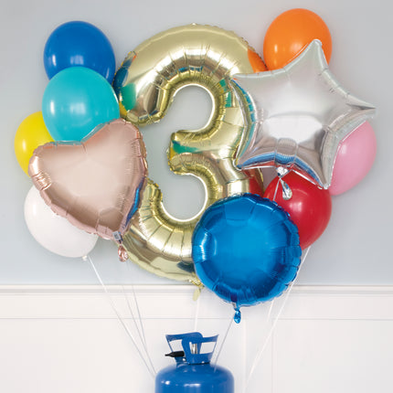 Depósito de helio para 100 globos