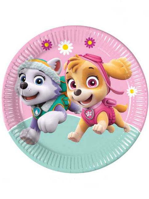 Paw Patrol Skye Y Everest Fsc Platos De Papel Next Generation Grandes 23Cm 8St