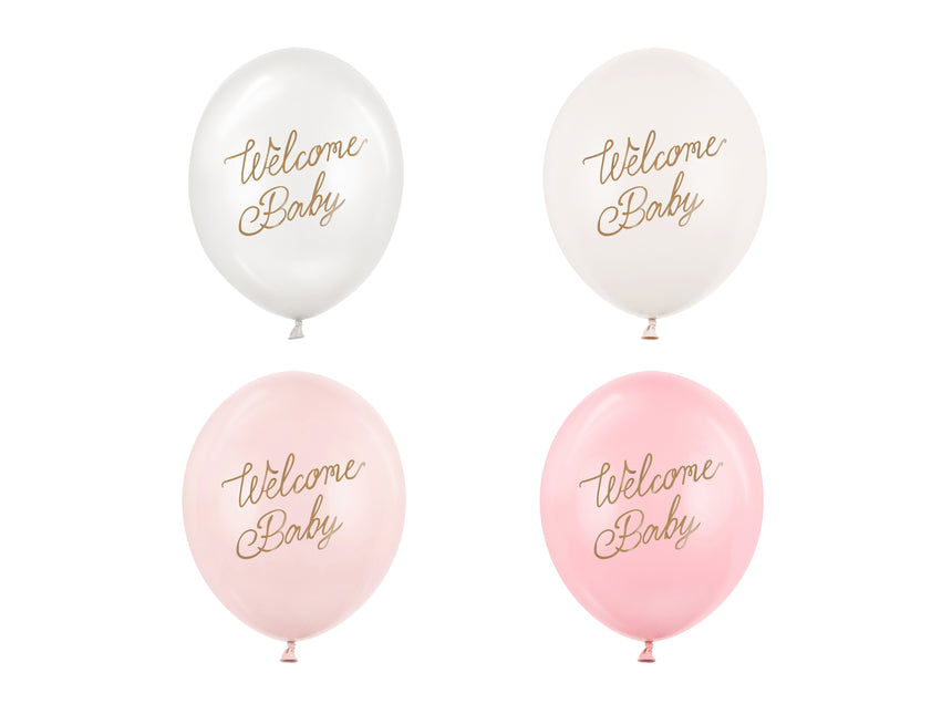 Globos Hello Baby 30cm 50pcs