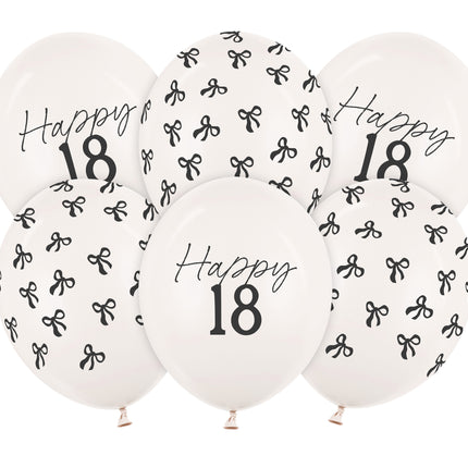 Globos 18 años 30cm 50pcs