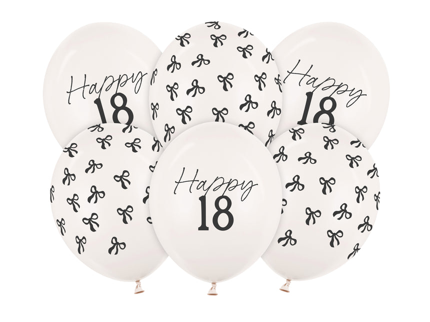 Globos 18 años 30cm 50pcs